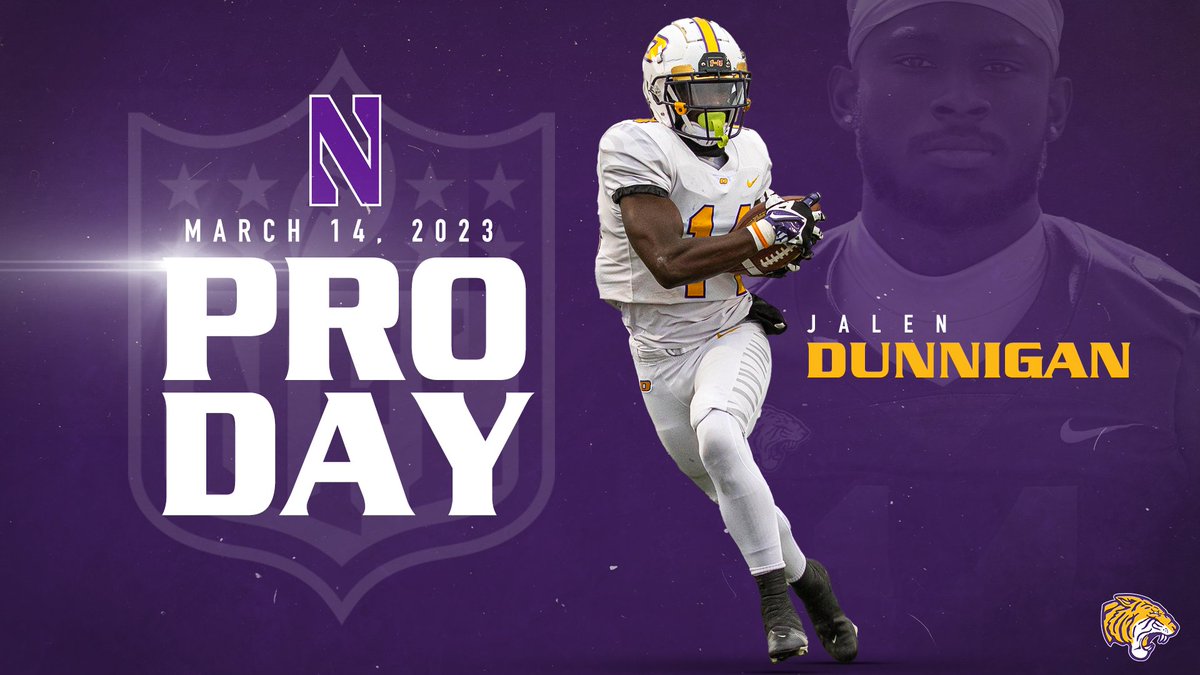 𝘿𝙪𝙣𝙣𝙞𝙜𝙖𝙣 𝙨𝙚𝙩 𝙛𝙤𝙧 𝙉𝙁𝙇 𝙋𝙧𝙤 𝘿𝙖𝙮🔥 ONU's historic wide receiver Jalen Dunnigan will be participating in Northwestern's (@NUFBFamily) NFL Pro Day on Tuesday, March 14‼️ 📰Full story: bit.ly/3YA7lrj #ForONU