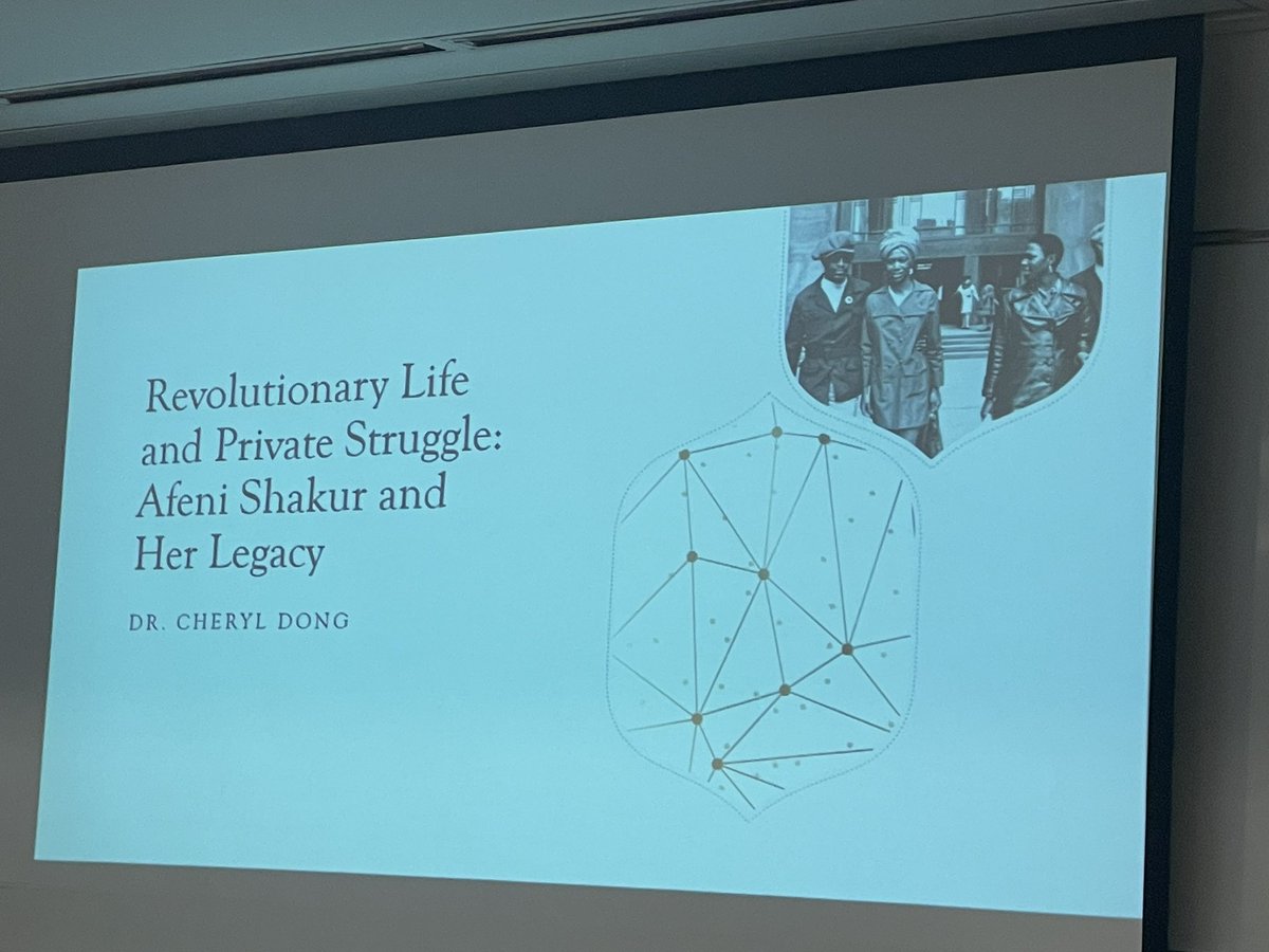 mshuminharmony's tweet photo. Dr. Cheryl Dong’s exploration of the emotional labor and toll of women in the Black Panther movement is fantastic. #ImaginingNewFuturesOutofCrisis #AAIHS2023 @AAIHS https://t.co/bJOpyNWnud