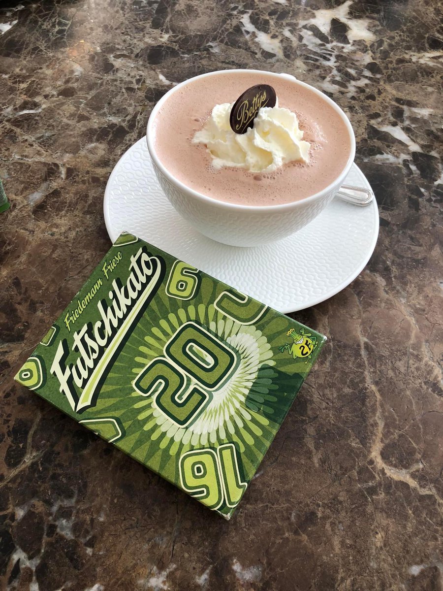 Rum Hot Chocolate and a cheeky game of Fuji Flush in Betty’s this morning before heading into <a href="/aireconuk/">AireCon - NW: Aug / West: Oct / X: March</a>  
Non-stop gaming since! 
Now to learn Ark Nova…🦒🐘 #tabletopgaming