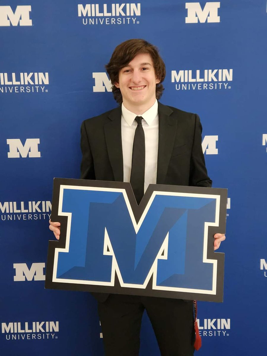 It's official! Will will be playing baseball at Millikin University next year. <a href="/will_simpson23/">Will</a> #RedBud132