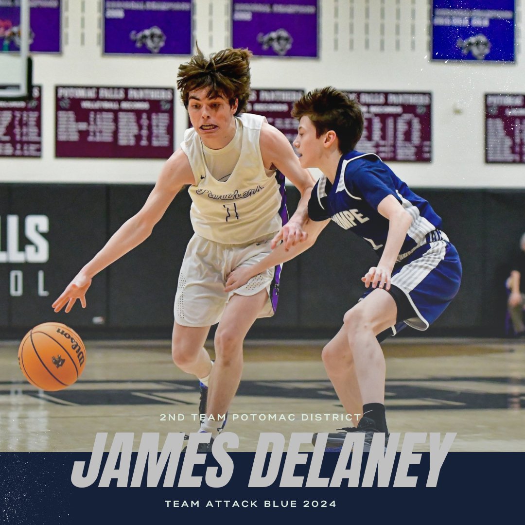 LBAAttack's tweet image. Salute to James Delaney for honors in Second Team All Potomac District 🔥 #TeamAttack