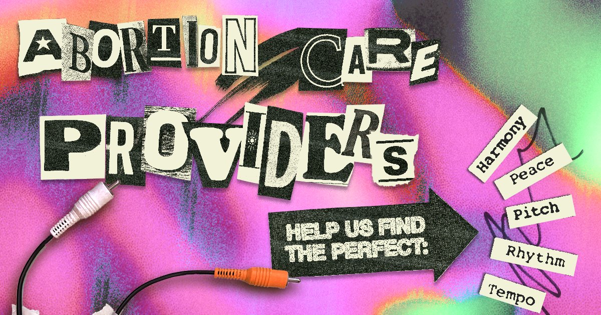 We #CelebrateAbortionProviders today and EVERY day. These folks are putting everything on the line to care for us and help us stay free. We love and appreciate you all, from the person answering the phone to the person giving us our abortions. THANK YOU!!! 💜❤️💜