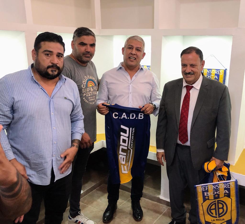 Apostando siempre al deporte e inclusión y con la premisa de nuestro gobernador <a href="/QuintelaRicardo/">Ricardo Quintela</a> que jovenes contenidxs en un club es un joven menos en la calle.
Inauguro obras como tribunas, vestuarios y baños en el club Histórico <a href="/DefdelaBocaLr/">Defensores de la Boca</a> 
<a href="/GobDeLaRioja/">Gobierno de La Rioja</a>  <a href="/turcomenem/">Alfredo Menem</a>