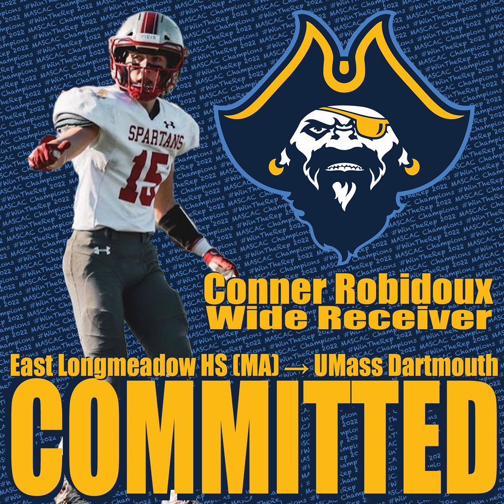 I’m excited to announce that I will be continuing my athletic and academic at UMASS Dartmouth! Thank you to my family, friends, teammates, and coaches that have helped me get here! #wintherep🏴‍☠️@CoachMartinESA @mikemorrisino @Csf9393Ferrara @CoachStruthers @CorsairFootball