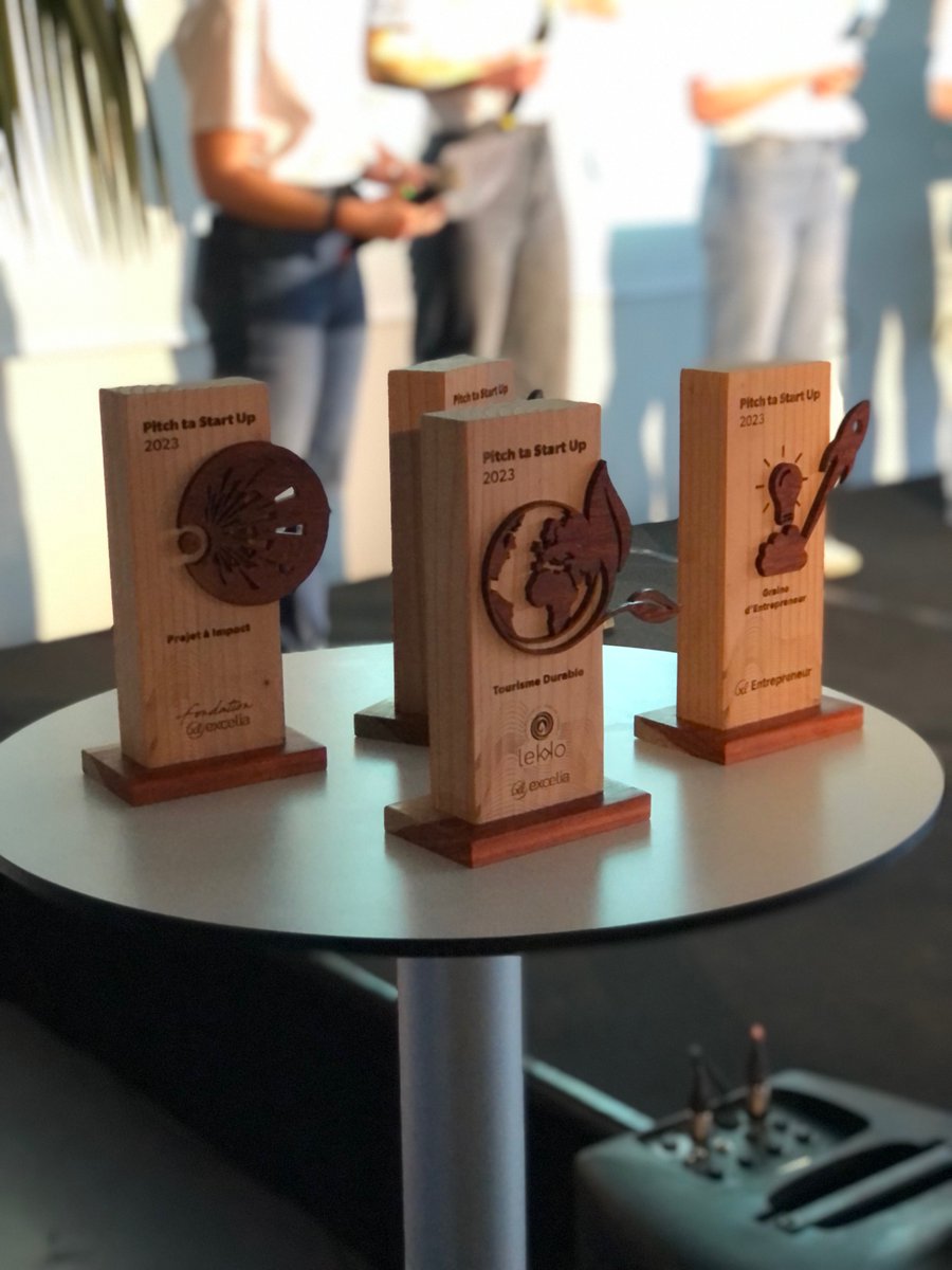 ExceliaGroup's tweet photo. [#PitchTaStartup🗣] Trois minutes pour pitcher son #projet de #tourisme #durable ou de #création d’entreprise⏳

Une première édition co-organisée par #Excelia Tourism School et #XLEntrepreneur, en partenariat avec #LEKKO by @VVFOfficiel et la Fondation Excelia🤝🏻

Bravo à tous ! https://t.co/0cpEFIjU71