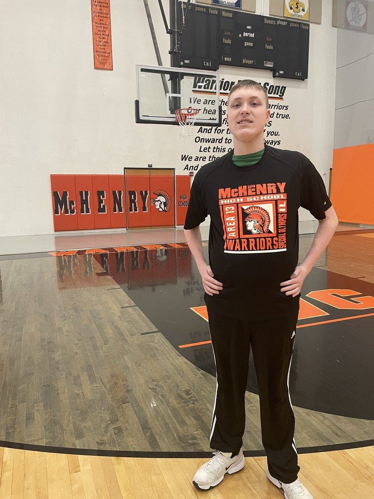 Good luck to Brendan Montain who is competing in Saturday's Special Olympics STATE Basketball Tournament at Illinois State University.
🏀 We are proud of you! 🏀
#WarriorReady156