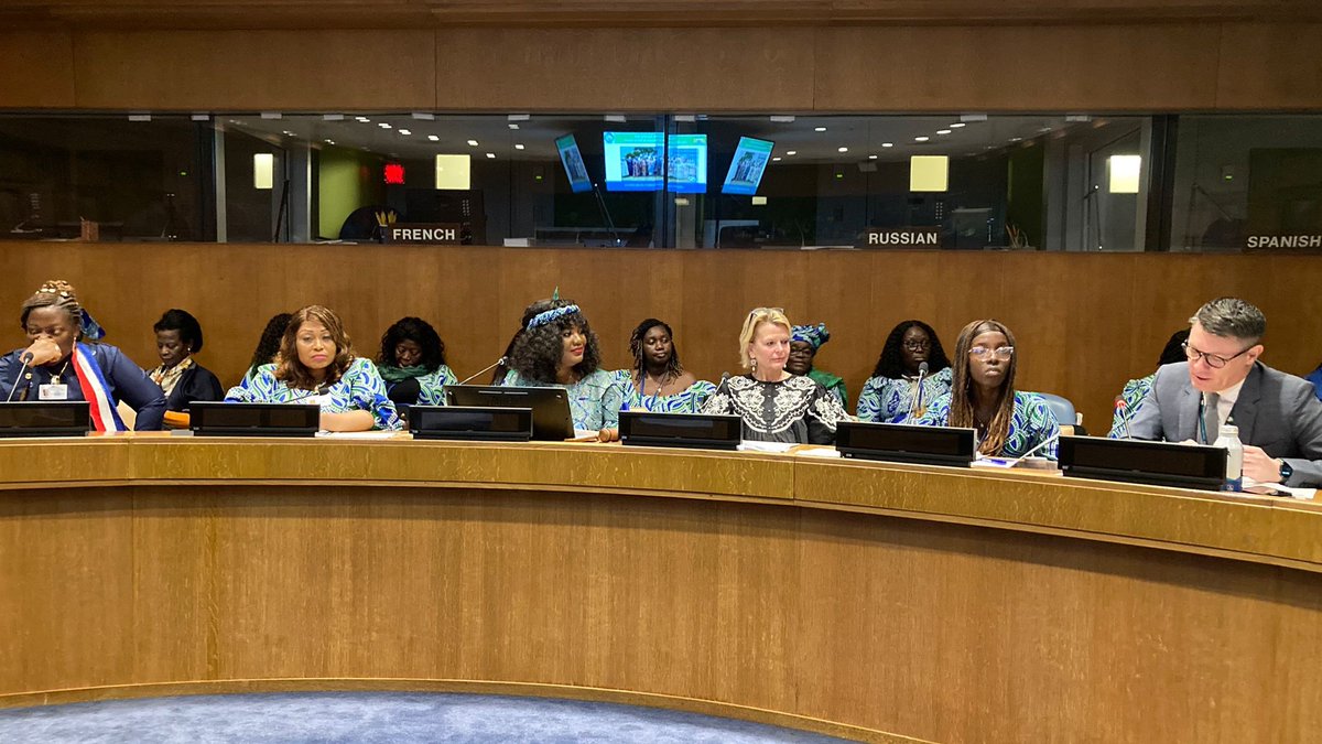At #CSW67, @PMSLUN, @UN_Women & @Irish_Aid co-hosted an event on Sierra Leone's new Gender Equality & Women's Empowerment Act. The act will ensure increased social, political & economic inclusion for🇸🇱women; it is an important step toward gender equality and achieving the #SDGs.