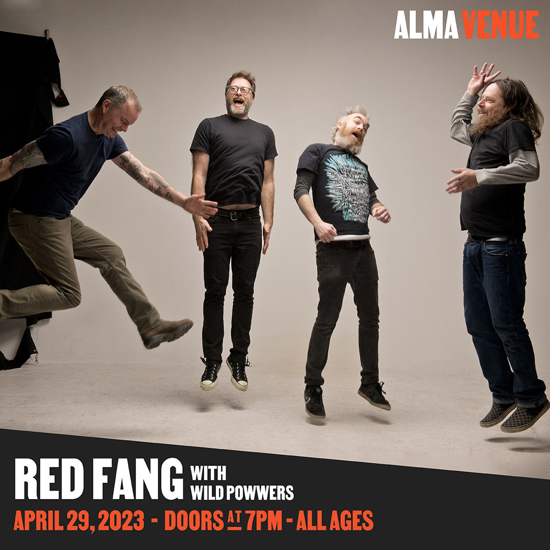 JUST ANNOUNCED! Special, one-off RED FANG headline show at ALMA Tacoma on April 29 before our South America tour! The show is a part of ALMA's 5 year anniversary celebration! Tickets: ticketweb.com/event/red-fang…