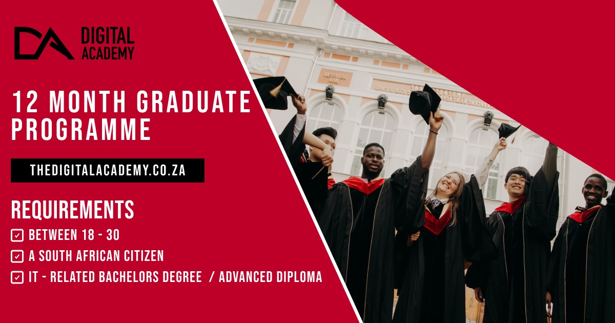 ShaperTalent's tweet photo. IT Graduates, here's a great opportunity for you to join our programme and gain hands-on experience in Web, Android, iOS, or Java Development.  

Requirements:
18-30 years
South African Citizen
IT-related Bachelors Degree/Advanced Diploma

Apply via link;
https://t.co/LzD5nDMAo8 https://t.co/RPsKbhMwV0