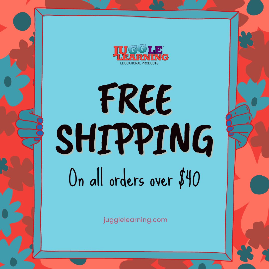 JuggleLearning's tweet photo. Enjoy free shipping on all orders of $40 or more when you use the promo code FREESHIPPING at checkout!
Shop now to get your educational toys with no delivery fee.
Link in the Bio.
#jugglelearning #educationaltoy #earlychildhoodeducation #educationaltoys #earlymath #number ... https://t.co/Fq31OtsH9s