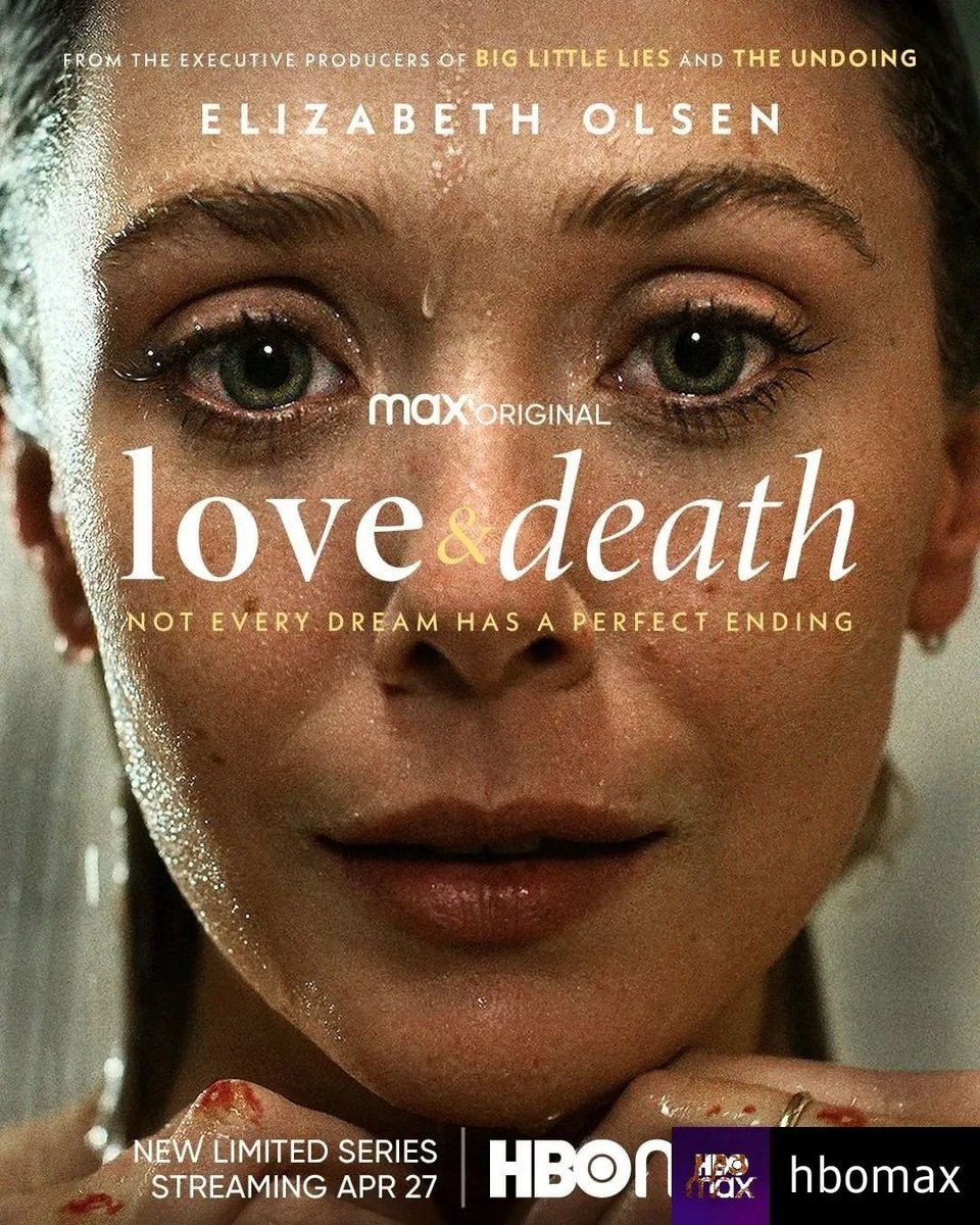DaemonPedroza's tweet photo. Not every dream has a perfect ending. Can't wait to watch! 

#LoveAndDeath, the new @hbomax Original limited series starring #ElizabethOlsen from the Executive Producers of @BigLittleLies and The Undoing, premieres 27.APR

#actorslife #streaming #hbomax #series #murder #truecrime https://t.co/XMDjDf95RS