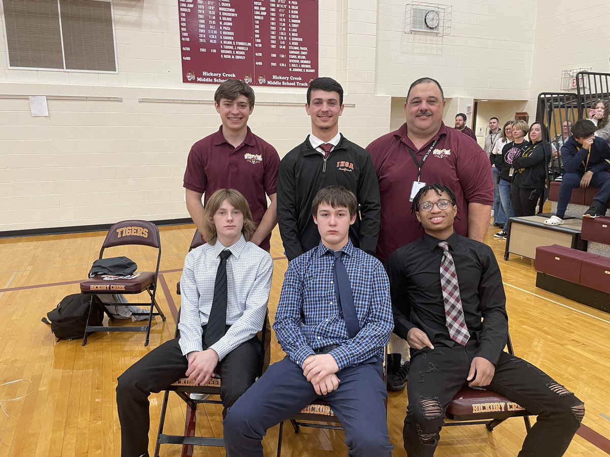 TheMrCrockett's tweet photo. A great way to start off our day with an all school assembly to recognize our students in extracurricular activities! Congrats to our Chess Team! Good luck at State - VB girls and Wrestlers! https://t.co/suurONtRz6