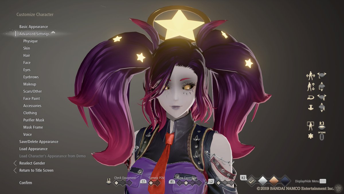 Red_istered's tweet photo. Okay, yeah -- I see why Code Vein's character creator is THAT highly praised |D #PS4share https://t.co/oyI71FO3wc