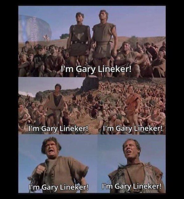 nivsee's tweet image. I am Gary Lineker