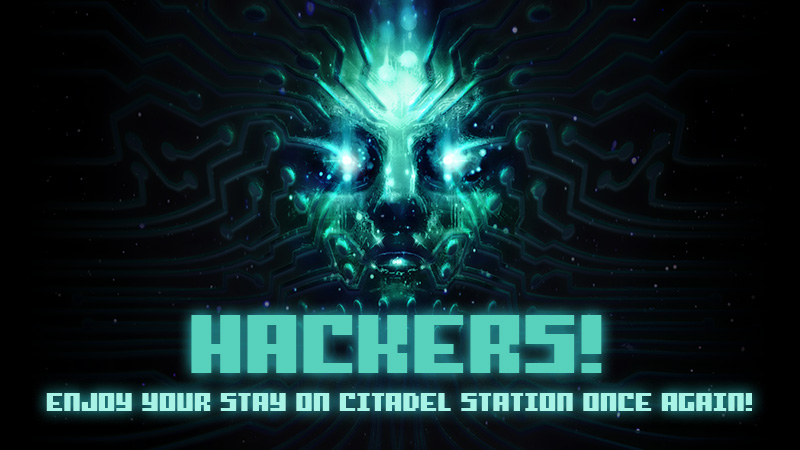 SystemShockGame's tweet photo. INSECTS, 
THANK YOU for your commitment to the cause.

JOIN ME on Citadel Station again!

more info: https://t.co/tK3OIhnq92 https://t.co/0biQ6ZpwbG