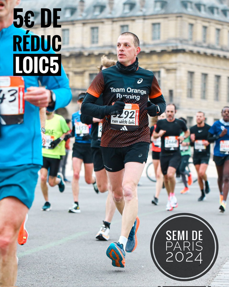 run_with_loic (@run_with_loic) on Twitter photo Semi de Paris 2024
5€ de réduction sur votre dossard avec le code 👉 LOIC5
Assurez vous une place sur la ligne de départ à tarif préférentiel
<a href="/semideparis/">HOKA Semi de Paris</a>
#SemiParis #HarmonieRun #asicsfrontrunner2023 #ASICSFrontRunner #ASICSFrontRunnerFrance Semi de Paris 2024
5€ de réduction sur votre dossard avec le code 👉 LOIC5
Assurez vous une place sur la ligne de départ à tarif préférentiel
<a href="/semideparis/">HOKA Semi de Paris</a>
#SemiParis #HarmonieRun #asicsfrontrunner2023 #ASICSFrontRunner #ASICSFrontRunnerFrance