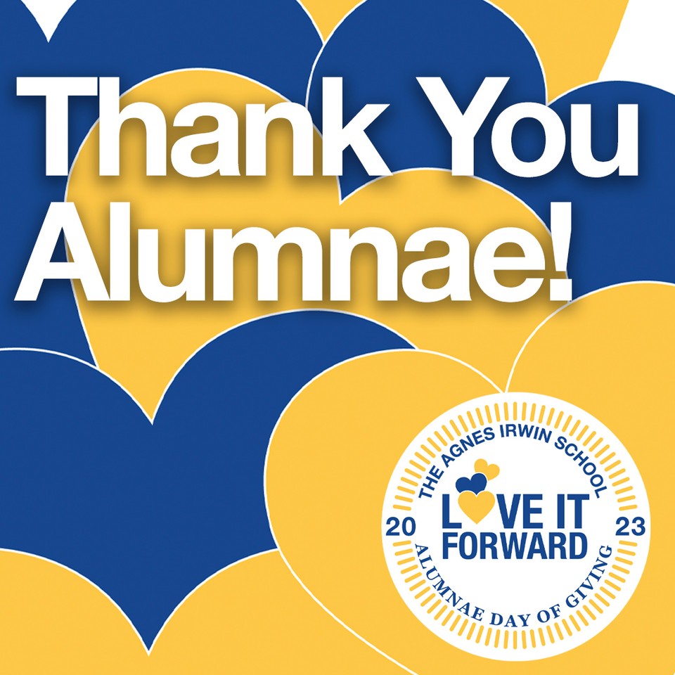 When we say that the AIS community is unmatched, we mean it! Alumnae Day of Giving was an extraordinary success. We are so proud to share that the goal of 250 gifts was swiftly met and exceeded — in one day, 345 gifts totaling $108,927. #Owls4Life #AISAlumnae #LoveItForward 💛💙