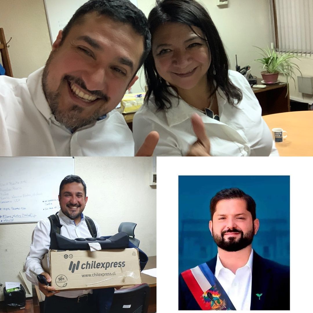 Conocemos tu compromiso y capacidad de trabajo, porque te tuvimos como gabinete en @MuniLaPintana Hoy asumes como subsecretario del @MinisterioBBNN del gobierno del Presidente @GabrielBoric y sabemos que lo harás total, como siempre. ¡Felicitaciones, querido @sebas_vergara! 💜🦋