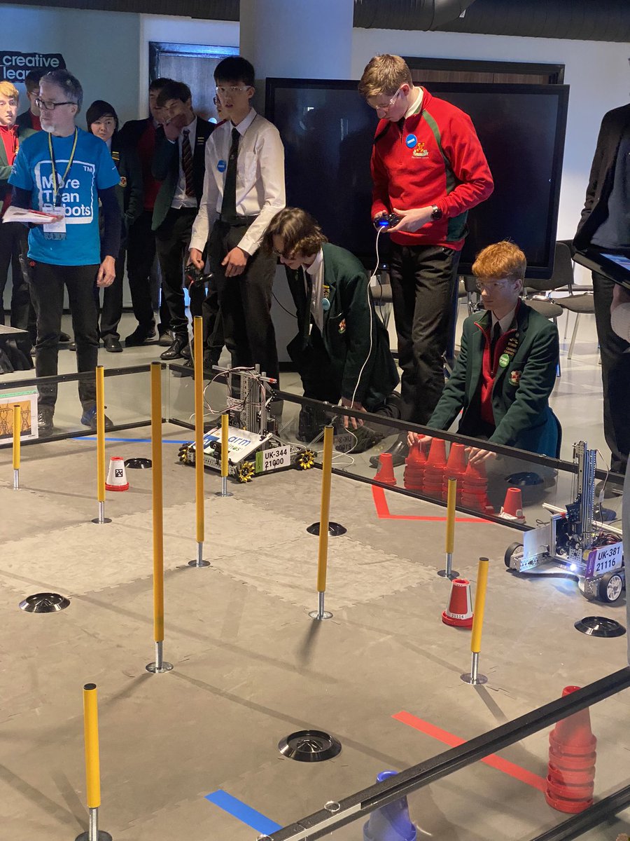 fslict's tweet image. Some more  pics from today and also a massive thanks to our @FSLnews robotics team sponsors without whom we simply would not have had a robot @automatedintel, @KainosSoftware and @arm.