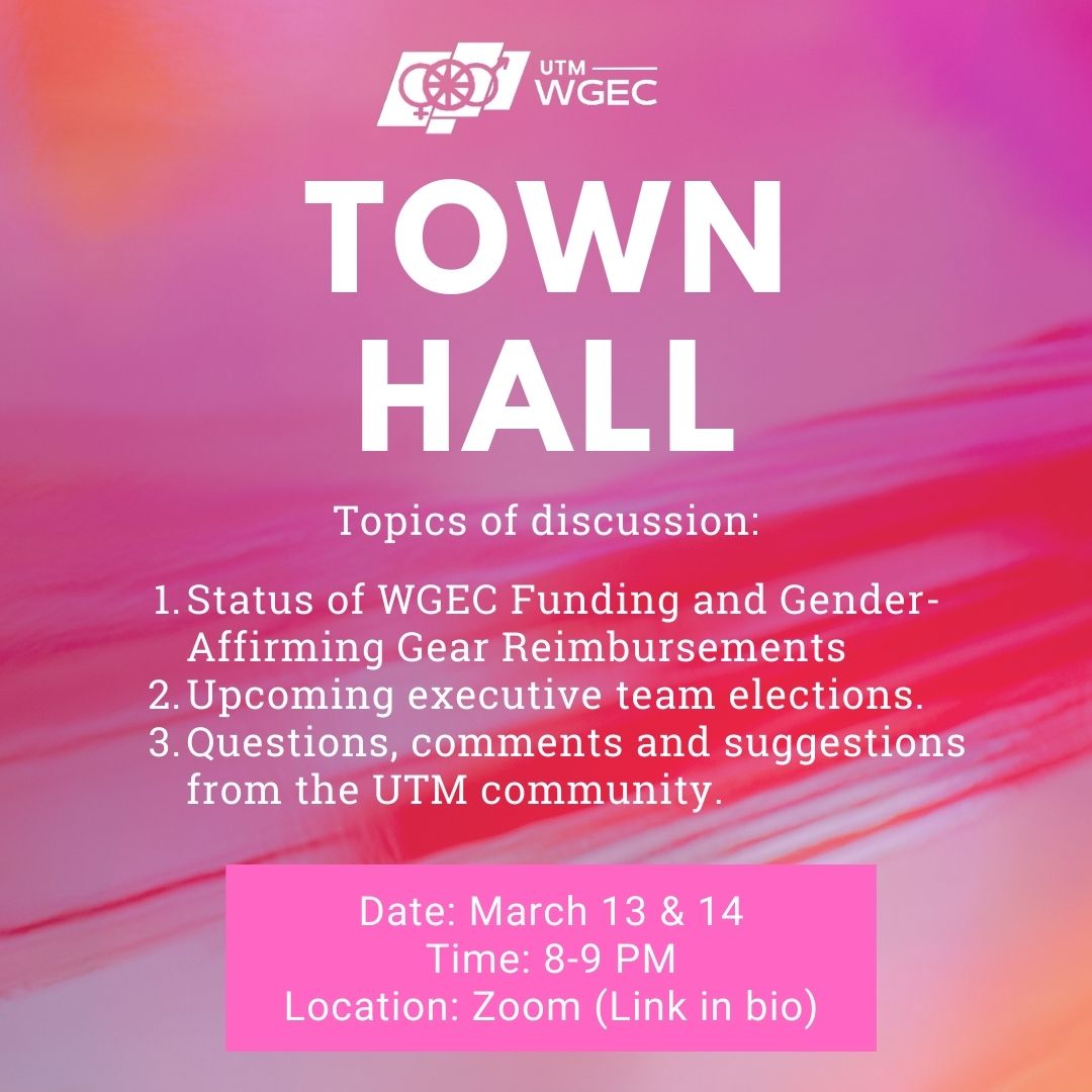 UTMWGEC's tweet photo. Please join us over Zoom on Monday, March 13th, 2023, and Tuesday, March 14th, 2023, at 8-9 p.m. EST for our WGEC Gender Reimbursement Town Hall Meetings.
Thank you for your words, patience, and understanding. We hope to see you there. https://t.co/aHNhIRb9Mk