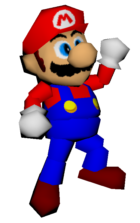 Happy #MAR10Day !!! I made this model forever ago and forgot about it. #n64