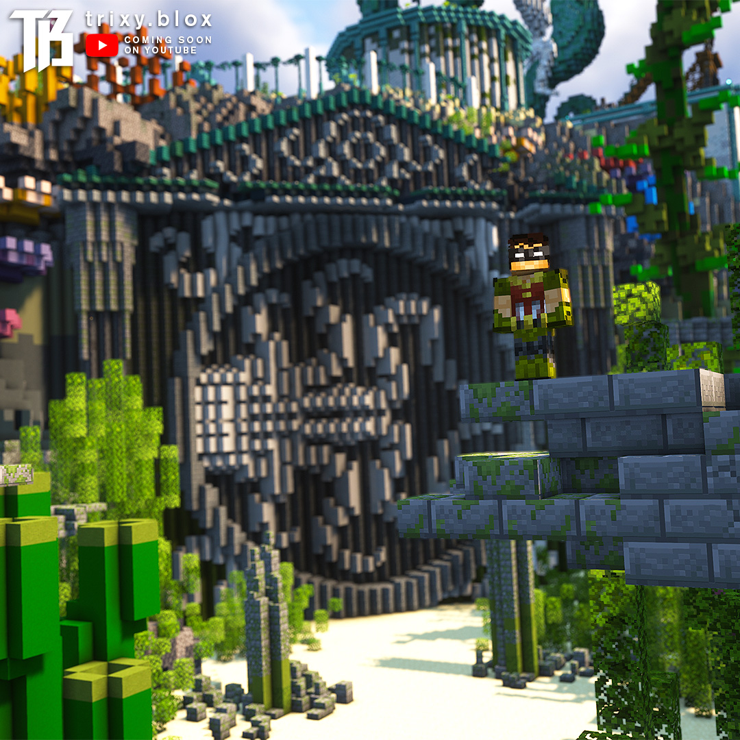 Where do you think this massive door leads to? And why is this place such a mess?🤔

This is turning out to be some of the biggest building I’ve ever done… Who’s ready for an upload in a few weeks?? 🌊