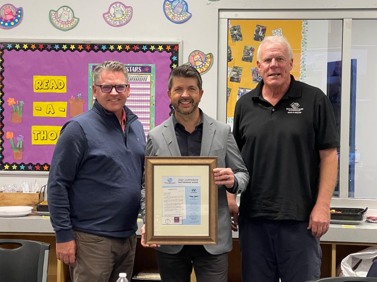 The Club honored Hyundai Motor America and the Genesis Inspiration Foundation with the Corporate Partnership Award for going above and beyond in their support and commitment to our organization.!