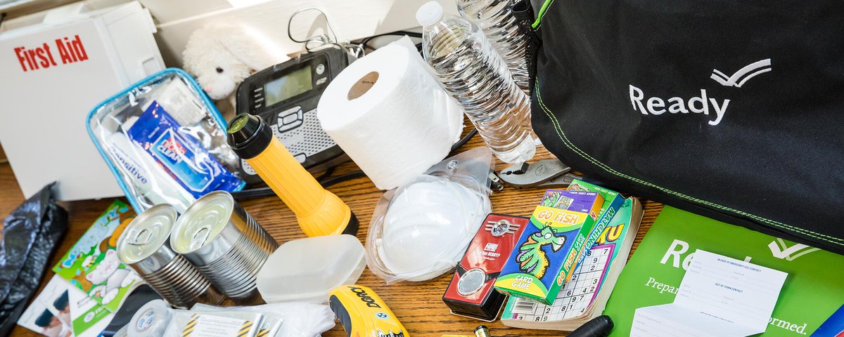 Build an emergency supply kit! Consider the unique needs of your family. Include supplies that might be needed by pets, older adults, and those with disabilities in the event of an emergency. 
#KSPrepared #WePrepare #BeReady

ready.gov/kit