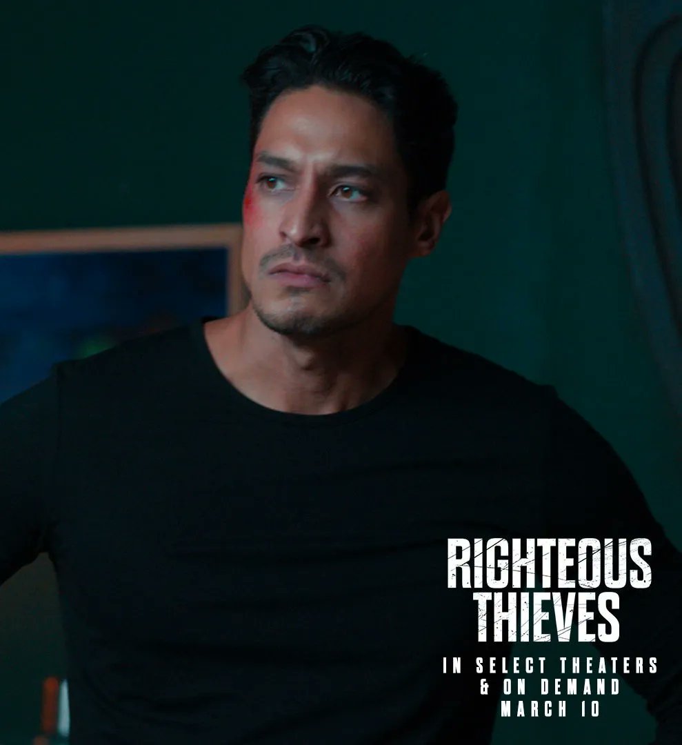 buchwaldtalent's tweet photo. Big heist. Bigger problems. #RighteousThieves starring Carlos Miranda is now in select theaters &amp; on demand! #Buchwald #BuchwaldTalent #InTheaters #NowStreaming https://t.co/NB5Ws4iOpF