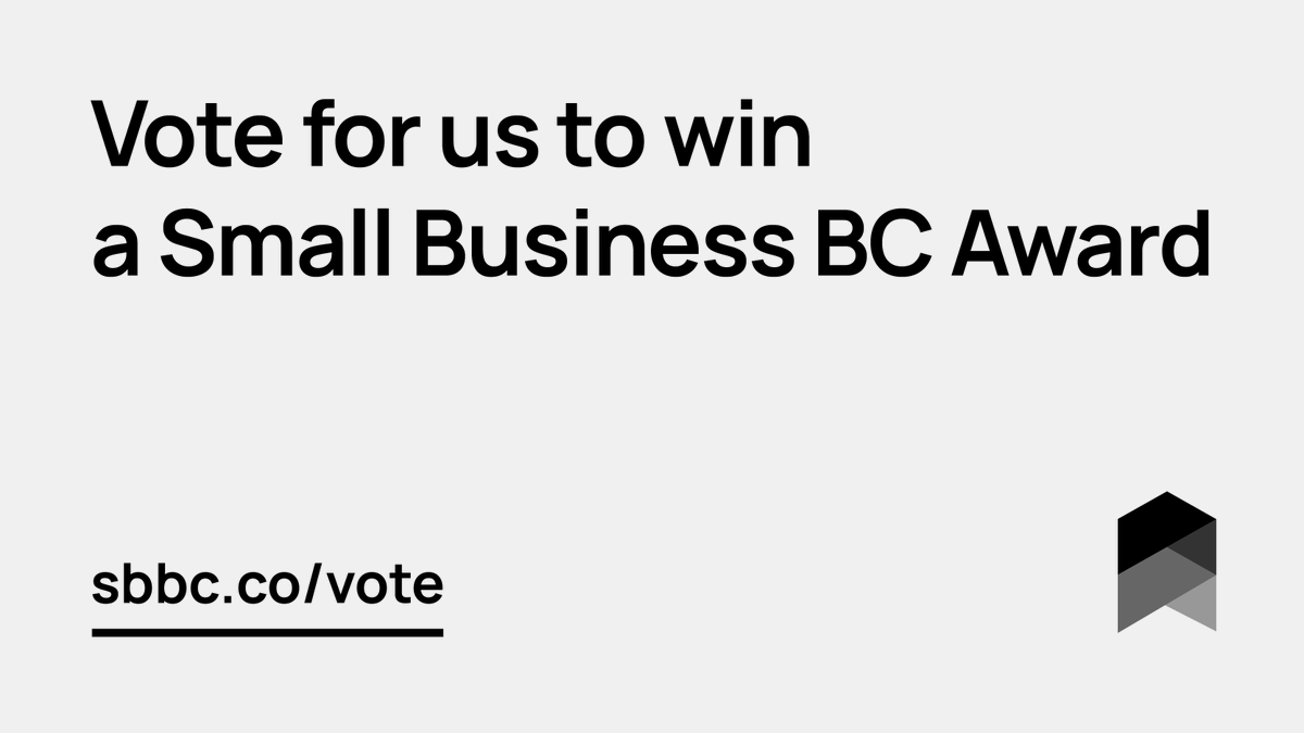OutSmarts's tweet photo. We are thrilled to announce that we've been nominated for the @SmallBusinessBC Award. 😁

We would love your support, so head to the link to vote for us. ❤

Learn more about us and vote here: https://t.co/6oCng5gTVU

#sbbc #smallbusinessbc https://t.co/yKYumifH5X