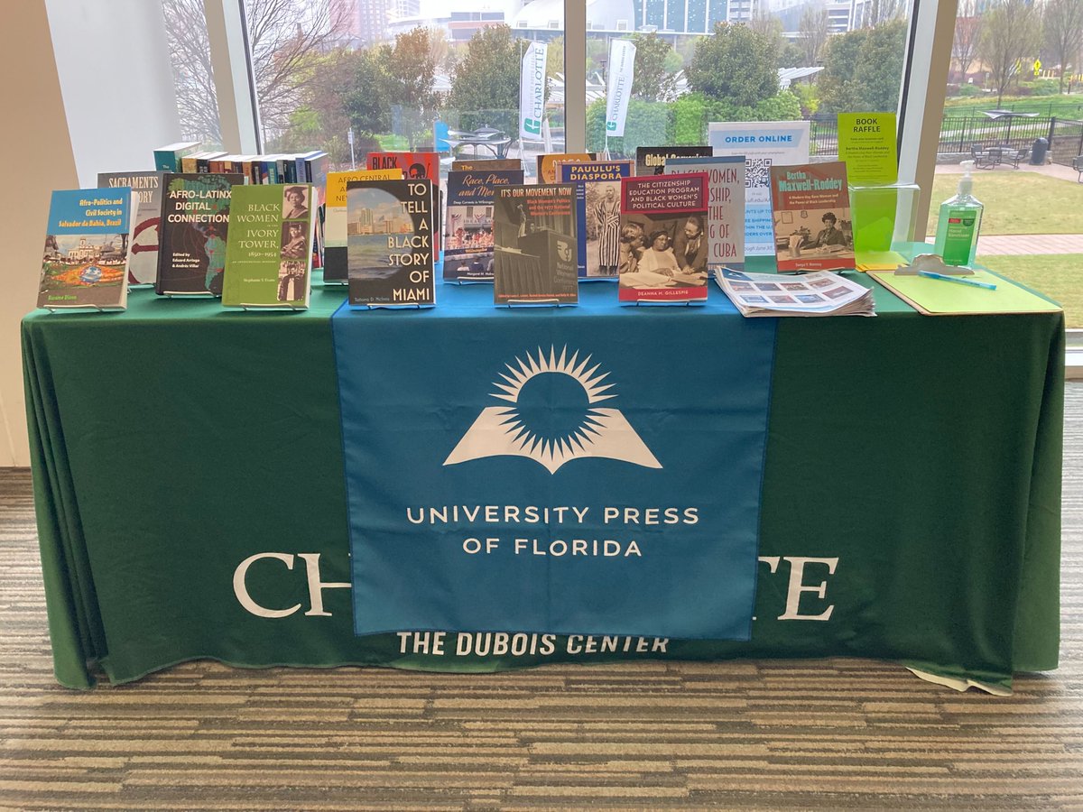 UPF is at the African American Intellectual History Society Conference! Stop by our table to chat with our editor <a href="/sianmhunter/">Sian Hunter</a> and browse our newest titles. #AAIHS2023