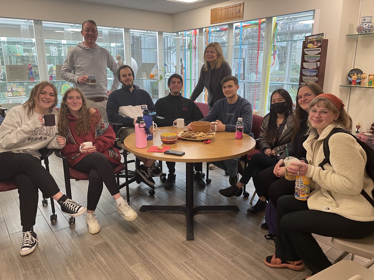 #HappyBirthday to one of our amazing international students, Noor! We loved celebrating with you and your family at tea hour yesterday. Here's to another amazing year! 🎂🎉🎈 #InternationalStudent #CampusCommunity #IPO #TeaHour