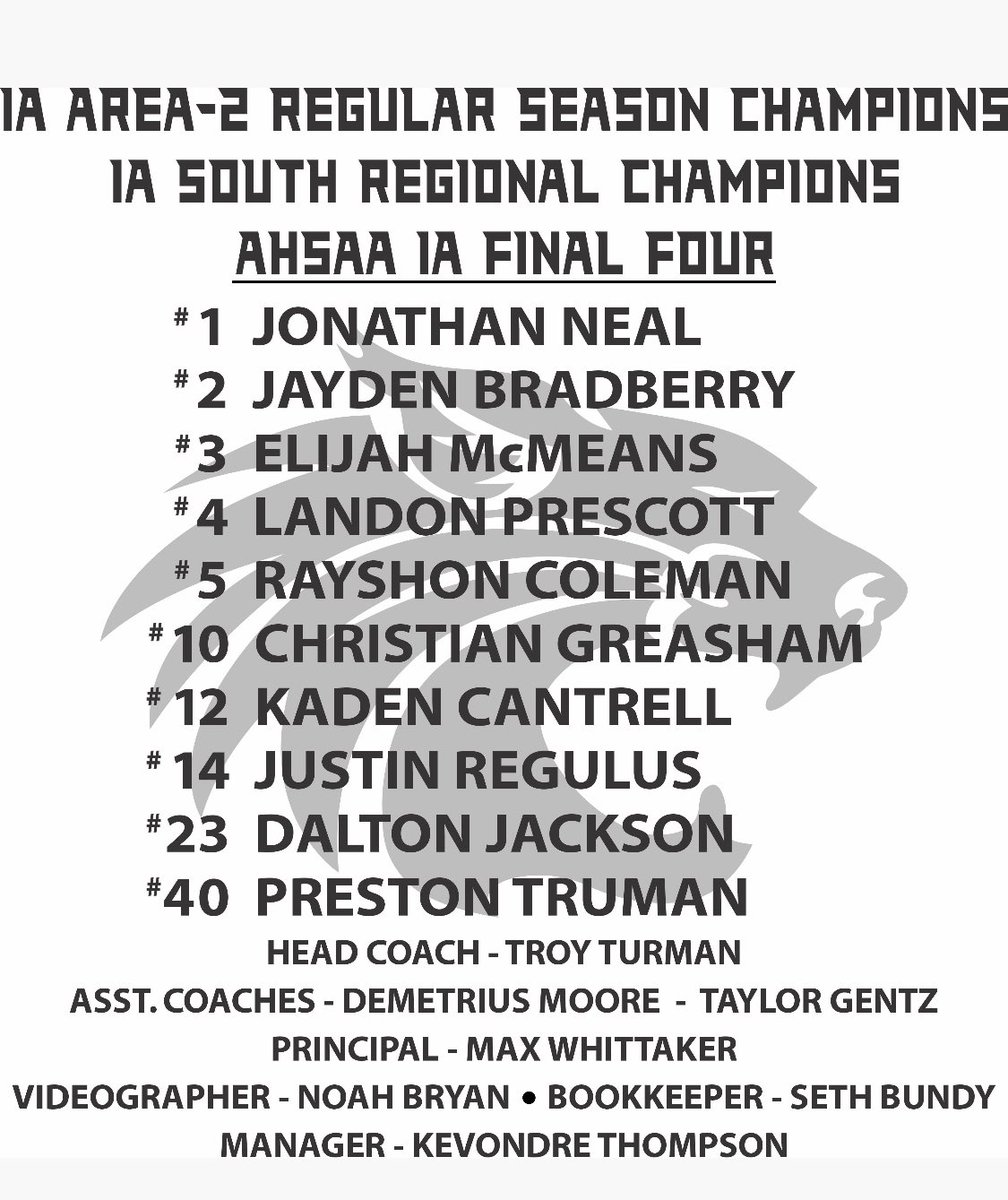 florala_hoops's tweet photo. Great ride for the WILDCATS! Big things on the horizon in 2023-24. https://t.co/C4eMdDS62F