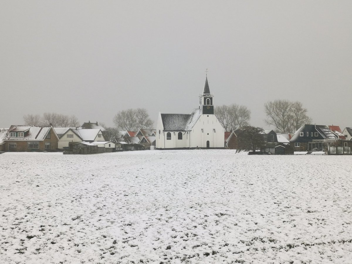 Veel #sneeuw #sneeuwstorm op het #eiland #eilandleven #Texel