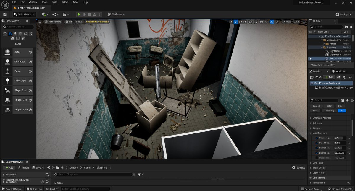 My rework is now ported to UE5, meaning I got access to local exposure