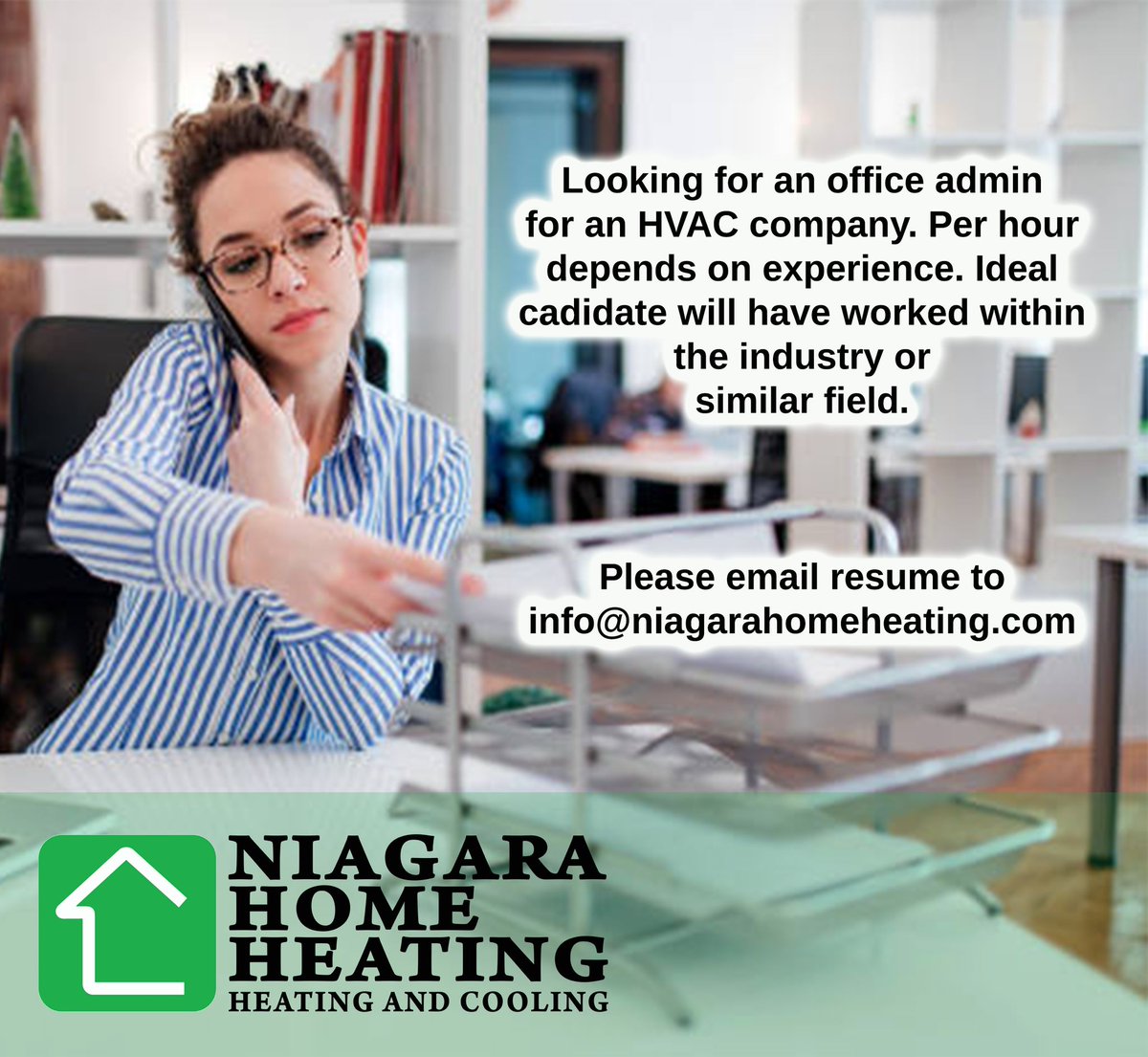 Niaghomeheating's tweet photo. Looking for qualified admin.
#niagarafallsfurnace #niagarafallsairconditioner #localniagara #niagarafalls #niagararegion #stcatharines #thorold #welland #forterie #stcatharinesairconditioner #thoroldaircondintioner #wellandairconditioner #forterieairconditioner https://t.co/pUzn0KSLSs