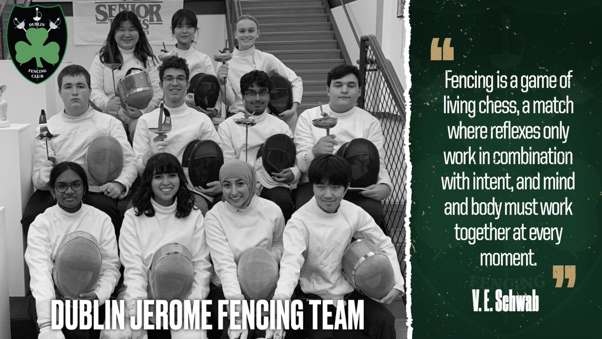 Check out the newest article from students in our #WritingForPublication class. This one is about our #fencingteam and coach! 

dublinschools.net/site/default.a…

#BetterTogetherDCS #PrepForSuccessDCS #Fencing #studentpublication #journalism