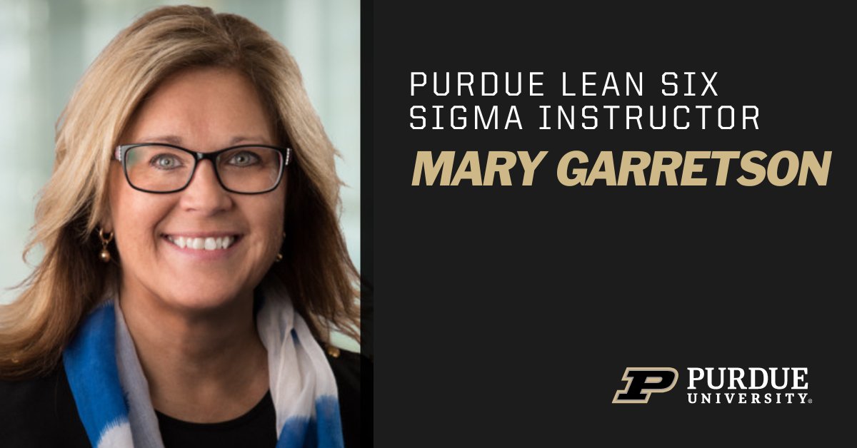 PurdueProfDev's tweet image. Mary Garretson has used her Six Sigma trainings across a wide range of projects in the medical diagnostics industry. She has experience coaching Green Belts both onsite and remotely and currently works at Roche, a multinational healthcare company.

bit.ly/3sJmPNc