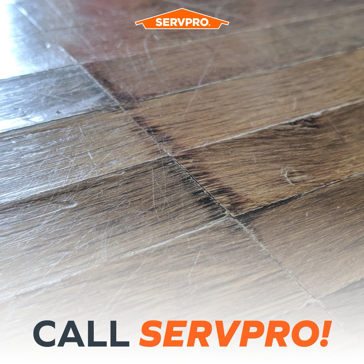 When water meets hardwood flooring, it is usually a costly disaster! But, with SERVPRO's quick response and water-drying techniques, we can limit the amount of damage done. Call us today!