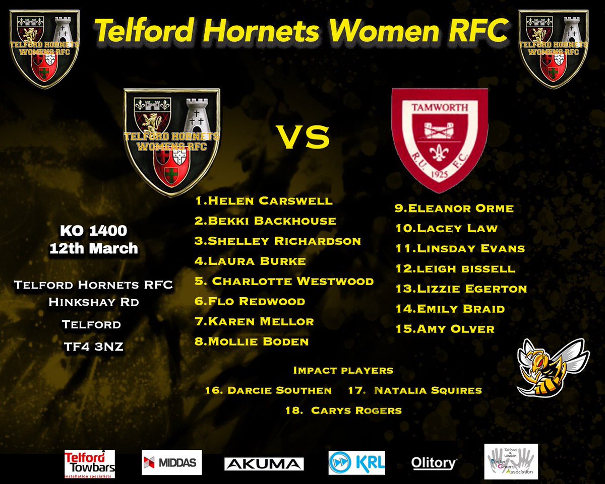 THWRFC's tweet photo. 🎙️🎙️Team announcement
We are back on home turf this Sunday against Tamworth Ladies  
We will be holding a minute silence for Dave Mann before we kick off. Dave sadly passed away this week and was such a big part of Telford Hornets.  He will be missed incredibly by everyone 🕊️🤍 https://t.co/2bYpZhTrAP