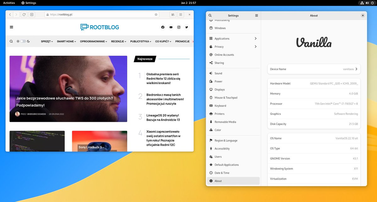 ROOTBLOGit's tweet image. 🆕 Vanilla OS rezygnuje z #Ubuntu. Woli coś stabilniejszego
➡️ bit.ly/3FgbvOp
#Debian #VanillaOS