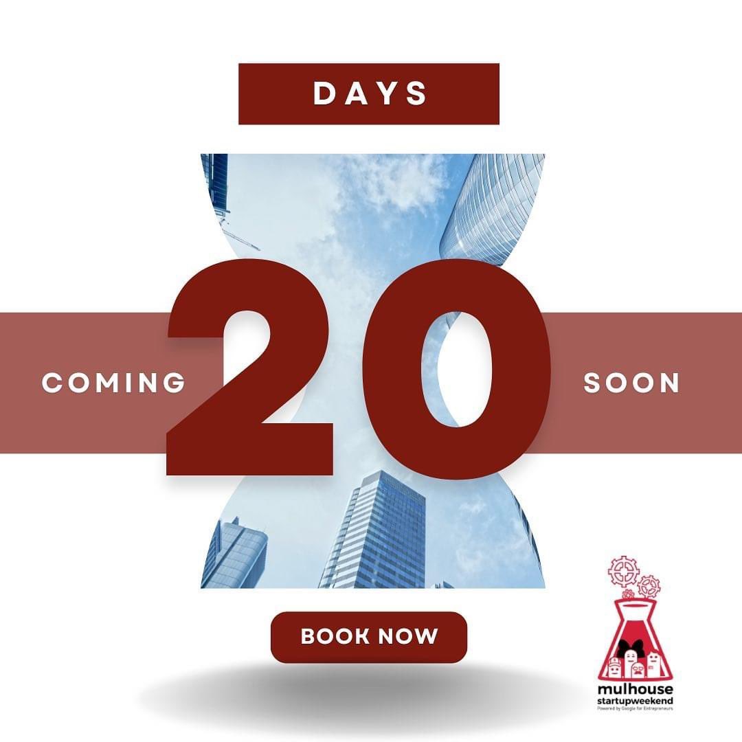 #SWMLH c’est dans 20 jours 🥳
➡️ vendredi : sélection des projets et premiers travaux en équipe 🤼‍♂️
➡️ samedi : travaux en équipe, conférence inspirante et animation du soir 🥳
➡️ dimanche : entrainement au pitch, présentations finales et remise de prix ! 🏆