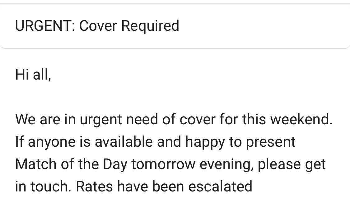 I’ve mostly done Acute Med and AEC these last few months but for escalated rates I am tempted…