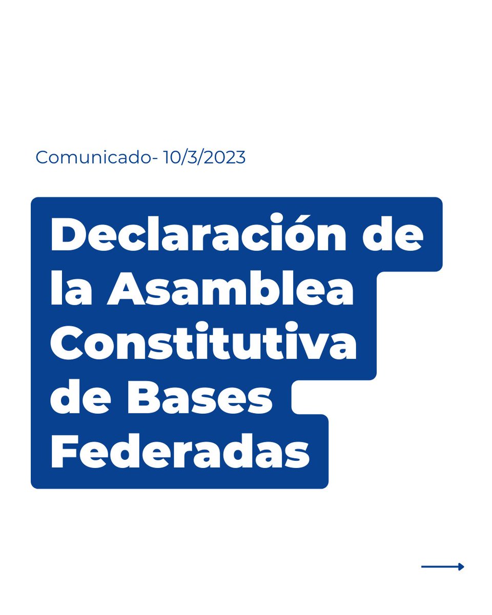 Bases Federadas tweet media
