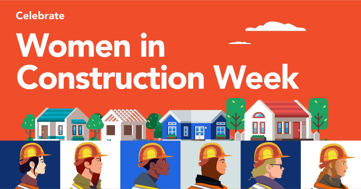 💪🏼 Breaking down barriers and building up dreams - this week honors the powerful women in construction who make a difference every day. 👷🏼‍♀️ The team over here at BuildBook will always lift you up and celebrate your successes, together 🏆#WomenInConstructionWeek #WICW