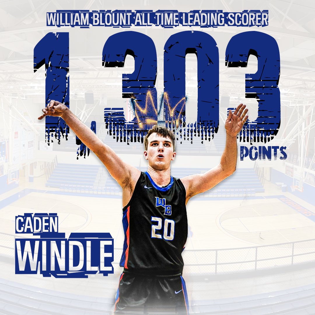 Congratulations to <a href="/CadeDog20/">Caden Windle</a> on becoming the WBHS all time scoring leader. The record was held by Micah Ballard since 2010. Caden hit the mark during the Sub-State game.