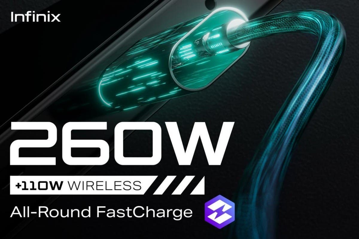 drbeel_techno's tweet image. #Infinix #AllRoundFastCharge 
أعلنت Infinix عن شحنها السريع الجديد All-Round FastCharge بقوة 260W للشحن السلكي القادر على شحن البطارية بالكامل خلال 7.5 دقائق فقط ، و 110W للشحن اللاسلكي القادر على شحن البطارية بالكامل خلال 16 دقيقة فقط.