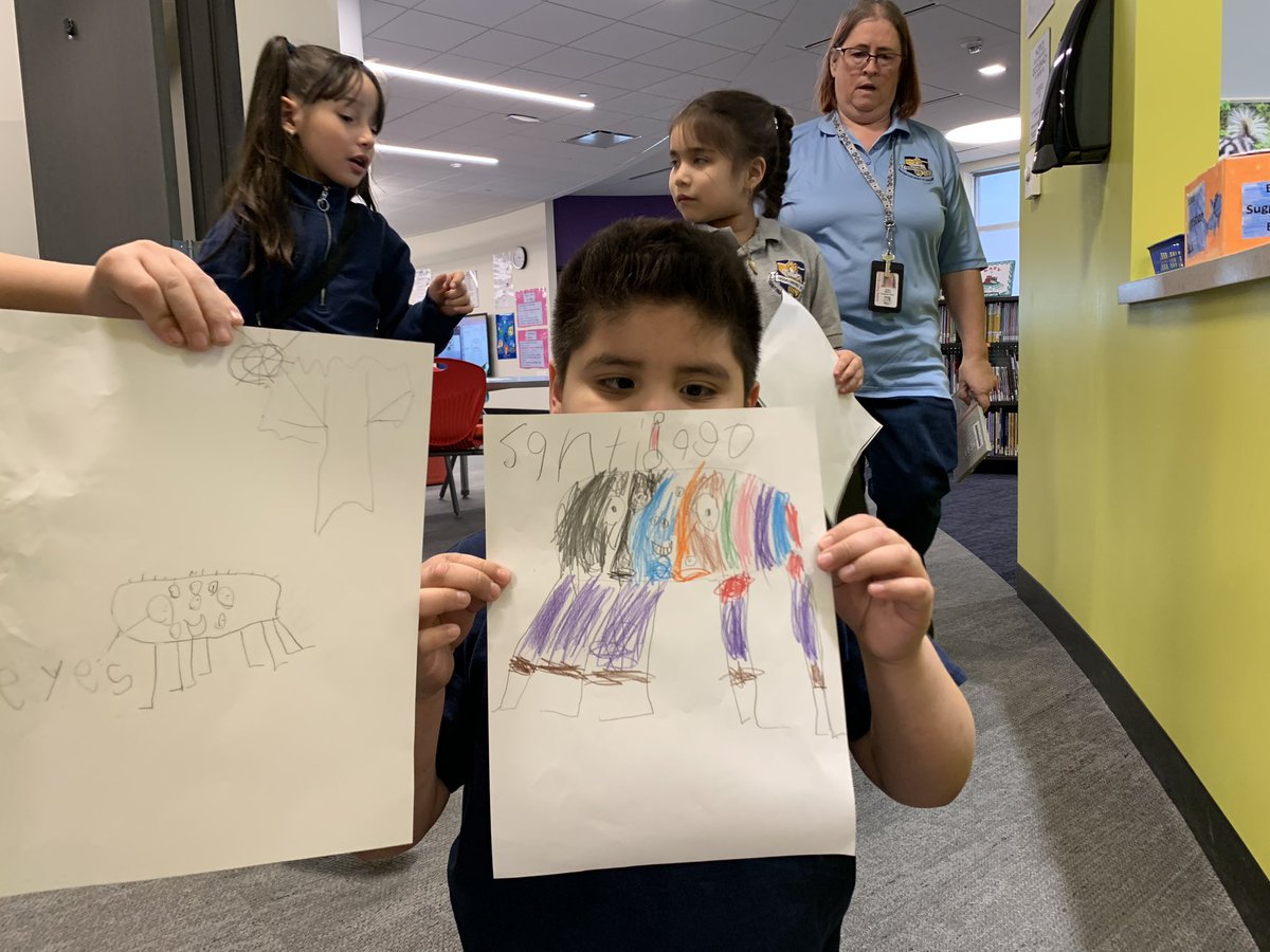 nsiegellak's tweet image. Ms. Dove’s and Mrs. Sierra’s kindergartners listened to “The Spider.” They watched art teacher, Mrs. Gordon draw the spider from @EliseGravel’s book. The kindergartners added words to their drawings. #SomosSherlock #WeAreSherlock #Ignite99 #ilumina99 #WeMoveForwardTogether