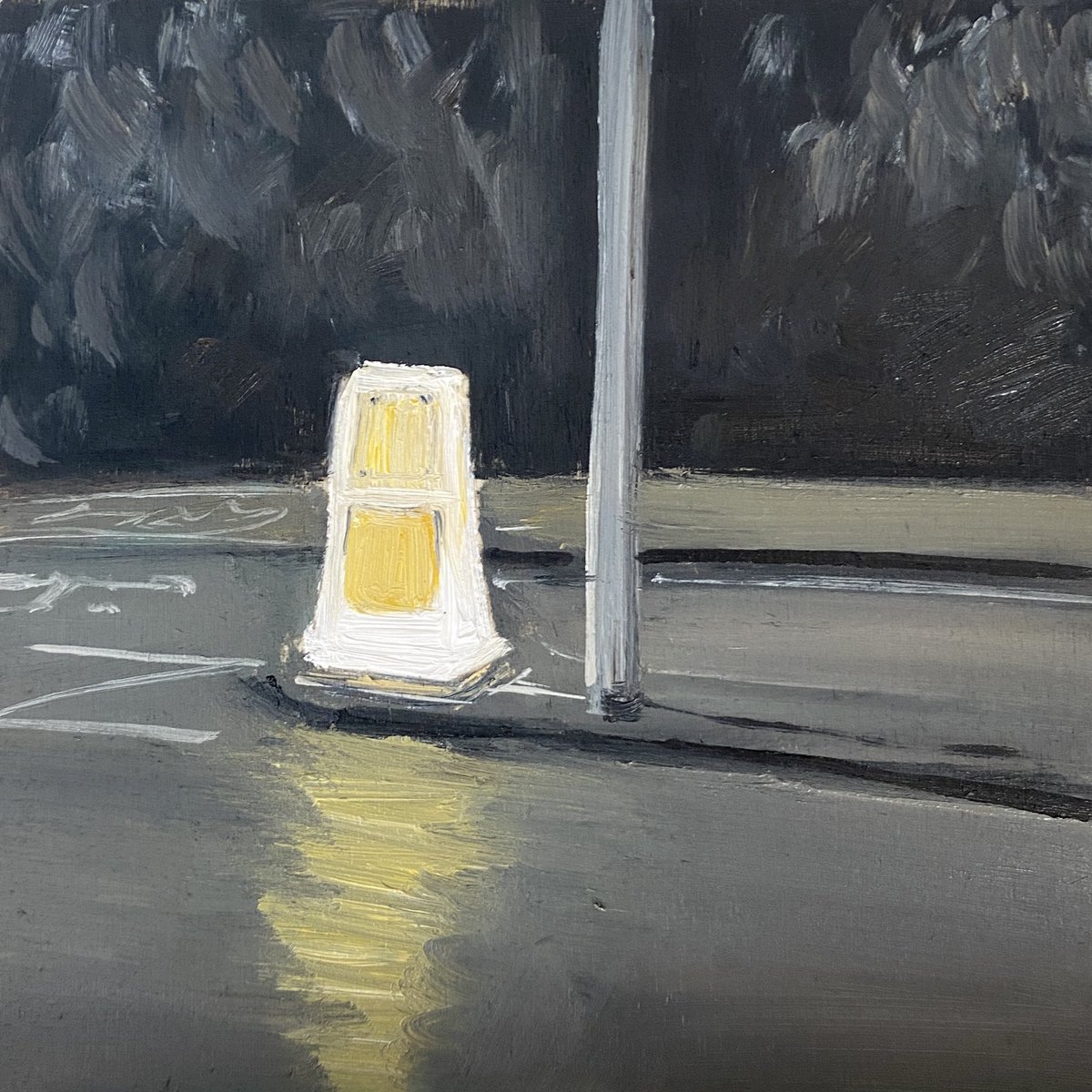 Bollard
10x10 cm
Oil on panel