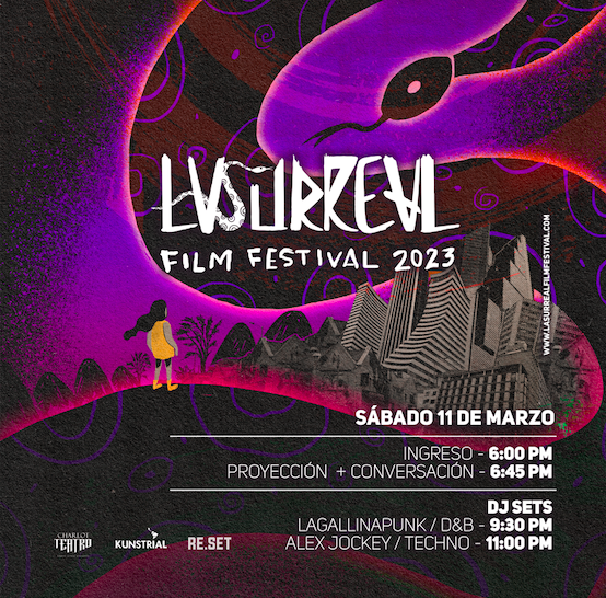 Chanteler's tweet photo. Mañana en #Bogotá 11.3 #LaSurRealFilmFestival #CharlotTeatro gracias @resetbogota y @Kunstrial 13 cortometrajes del sur global con un enfoque #decolonial un espacio de reflexión y el debate alentando a explorar nuevas perspectivas y cuestionar la forma de mirar el mundo. https://t.co/R76qjvyqrd